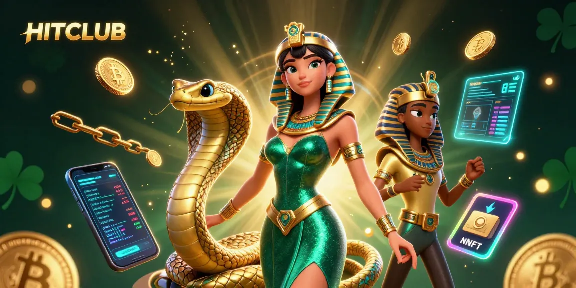 Step into HITCLUB's vibrant gaming world with an engaging 3D illustration.