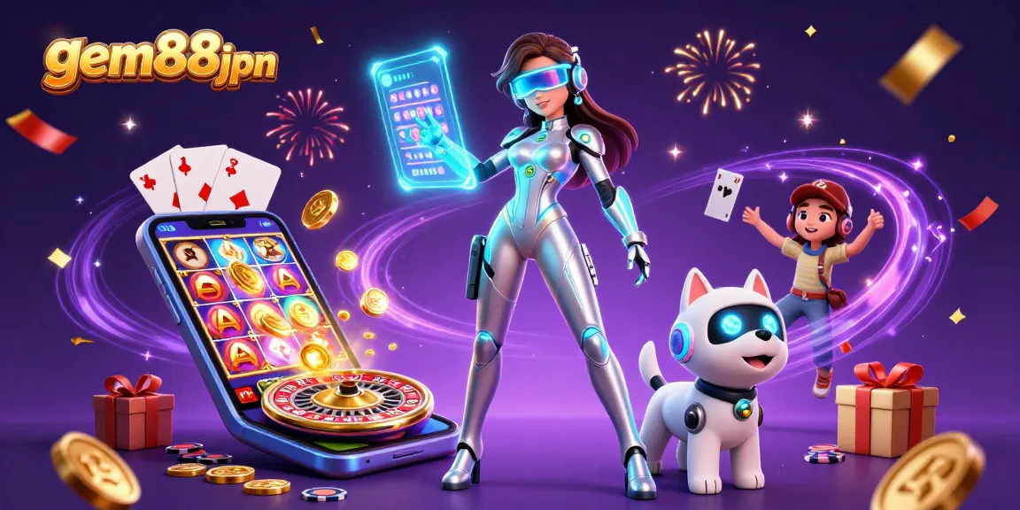 Spin lucky reels on gem88jpn with vibrant gaming action and excitement!