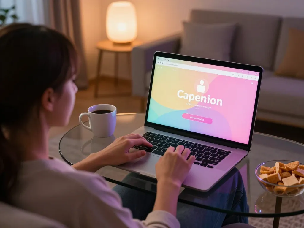 Enjoying CK444 online casino gaming on a modern laptop in a cozy home setting.