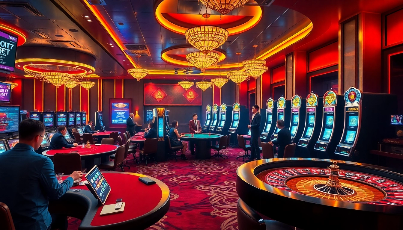 Experience the excitement of 88CLB's online casino with vibrant gaming scenes.