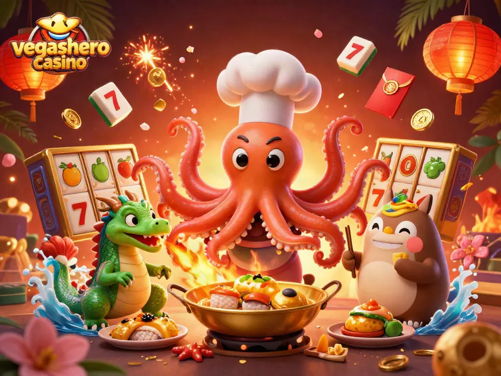 Experience thrilling gaming at vegashero casino with vibrant characters and dynamic elements.