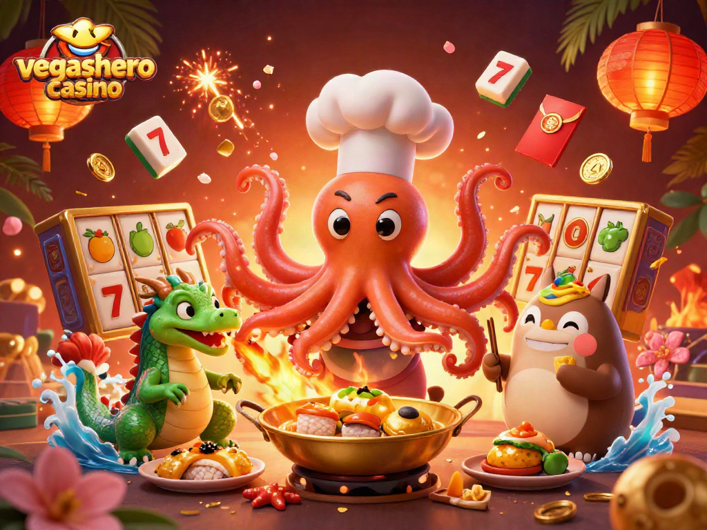 Experience thrilling gaming at vegashero casino with vibrant characters and dynamic elements.