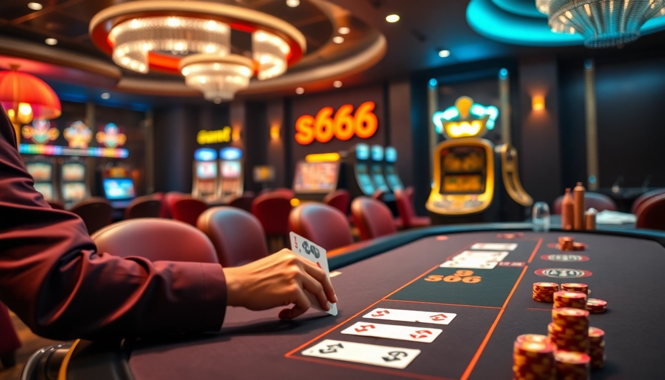 S666 offers an exciting casino experience with vibrant tables and thrilling games.