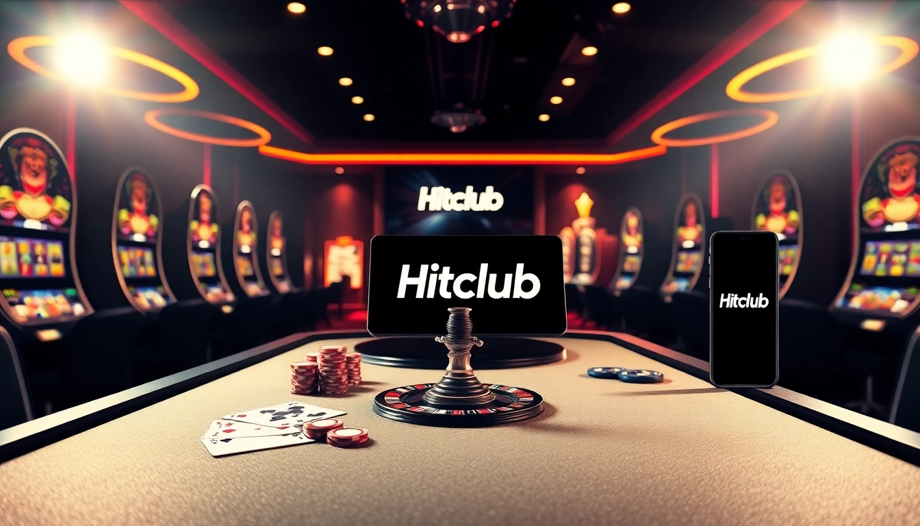 Players celebrating wins at a game table in Hitclub casino, showcasing lively atmosphere and professional setting.