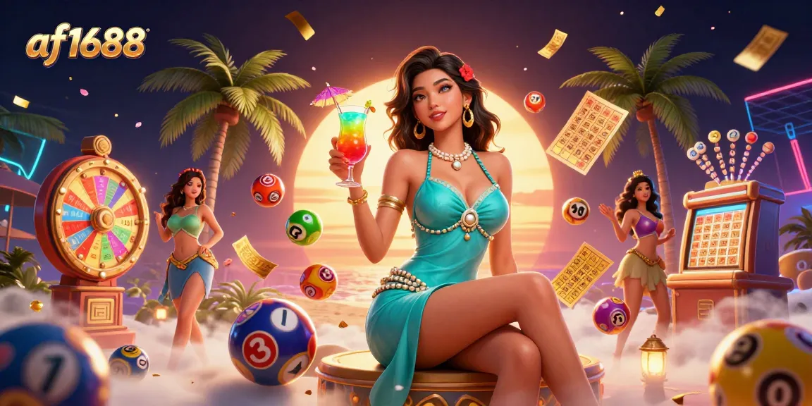 Experience winning thrills at af1688 online casino with dynamic lottery balls and vibrant gaming elements.