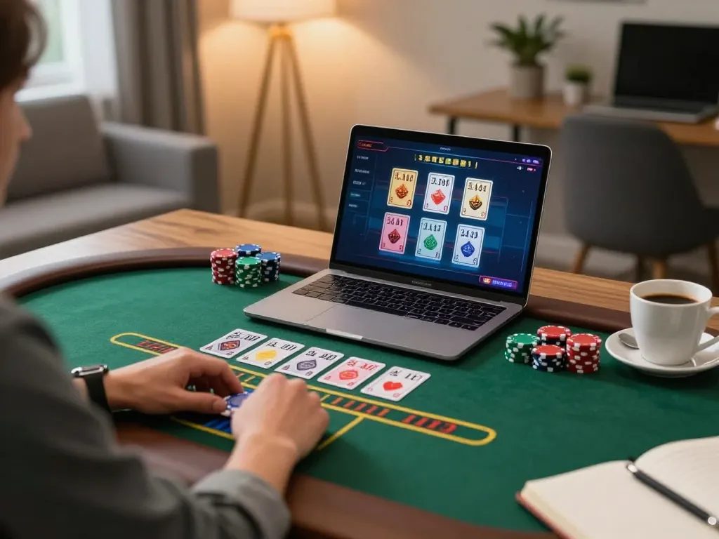 Engaging in a live dealer game on kp88 online platform, showcasing strategy and excitement.