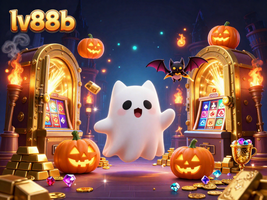 Experience winning with lv88b in a vibrant haunted casino filled with treasures.