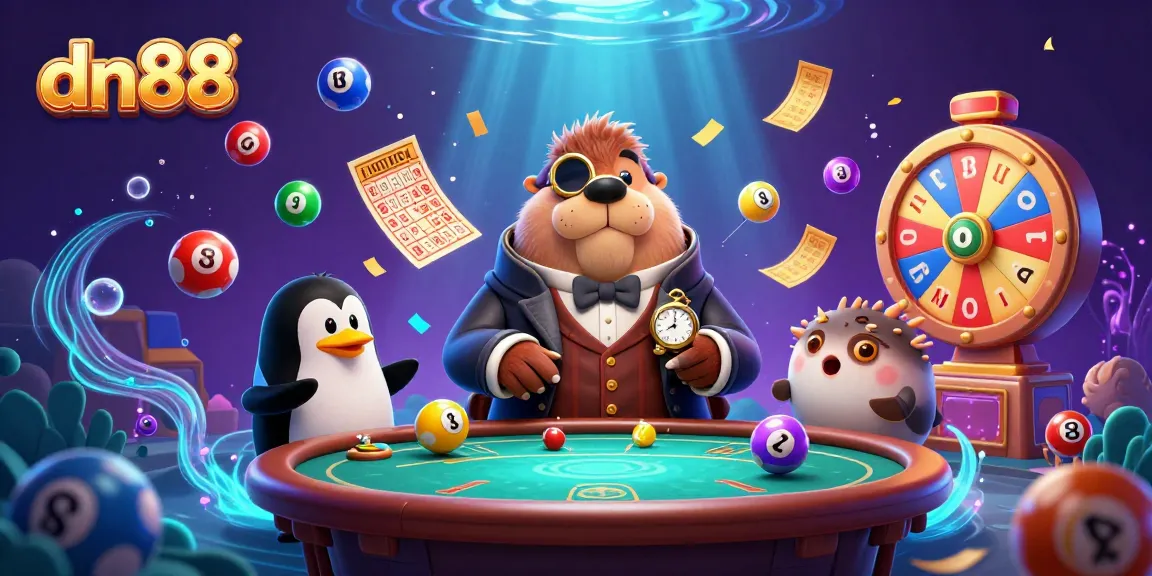 Experience exciting gambling adventures with dn88 at an engaging underwater poker scene featuring lively characters.