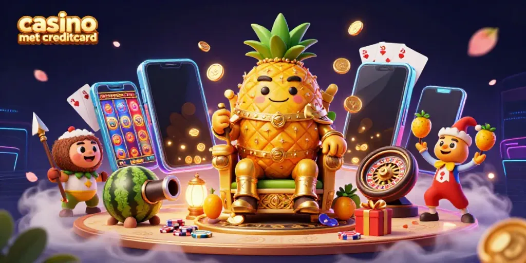 Experience the excitement of casino met creditcard with vibrant characters and dynamic game elements.