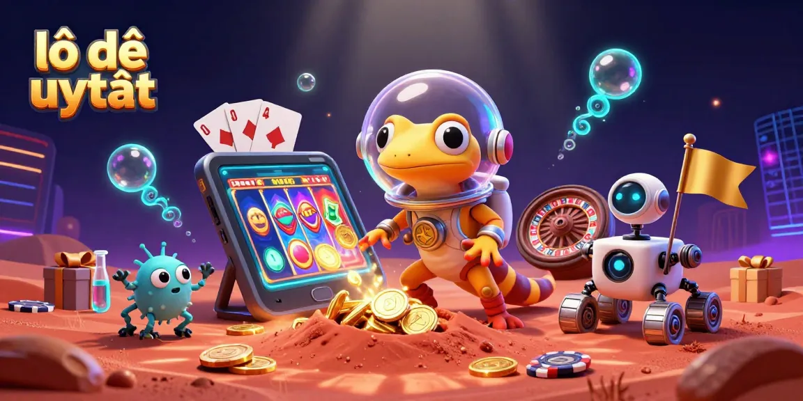 Experience vibrant online gaming at lô đề uy tín with dynamic aliens discovering a hidden casino.
