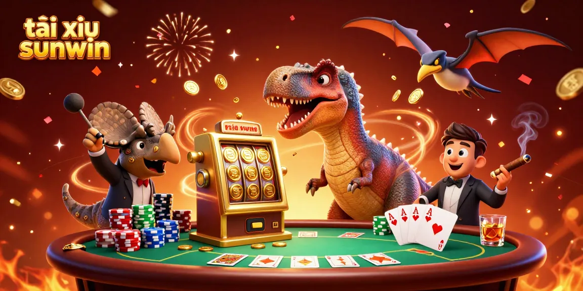 Catch a thrilling jackpot with tài xỉu sunwin as characters bring excitement inside the casino!