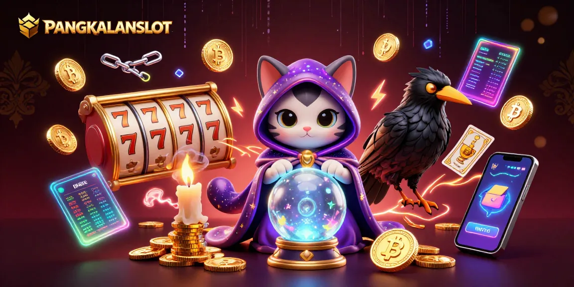 Spin the reels at PANGKALANSLOT with vibrant characters and dynamic crypto elements.