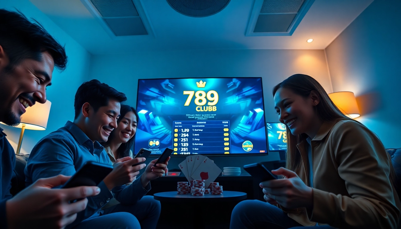 Players enjoying the 789club online gaming experience with vibrant digital interfaces.