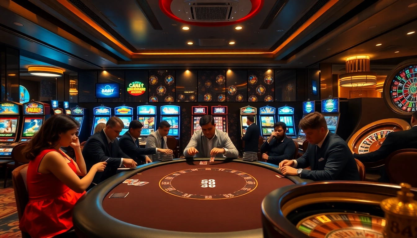 Players enjoying the immersive 888new gaming experience at a luxurious casino table.