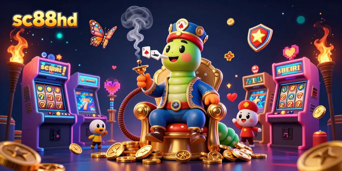Experience the magic of sc88hd with vibrant casino-themed illustrations featuring exciting gaming elements.