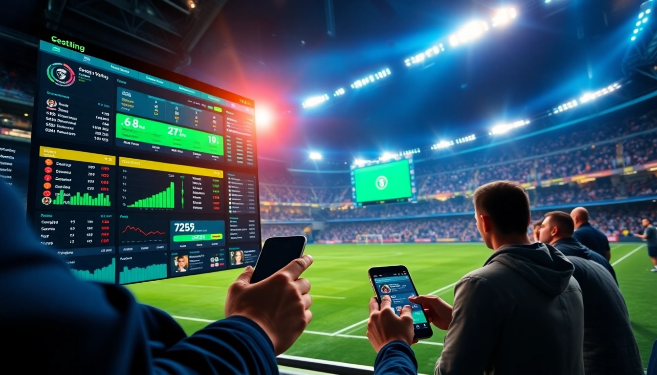 Dynamic digital interface of trangcacuocbongda showcasing exciting sports betting options.