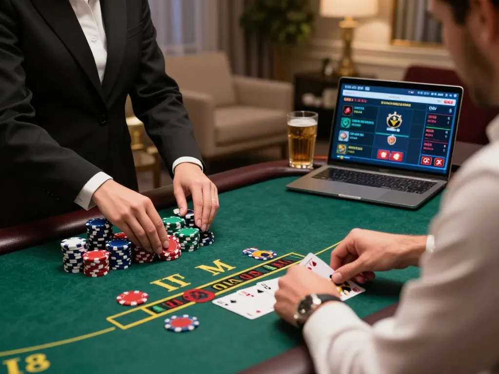 Experience winning strategies at https://vk88.vc/ during an engaging live dealer blackjack game