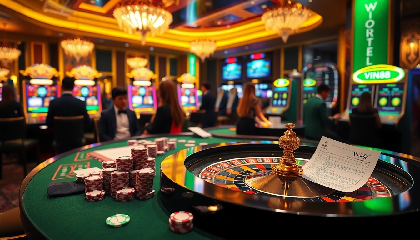 Experience thrilling gambling action at https://vin88ac.com/ with vibrant roulette tables and engaging gameplay.