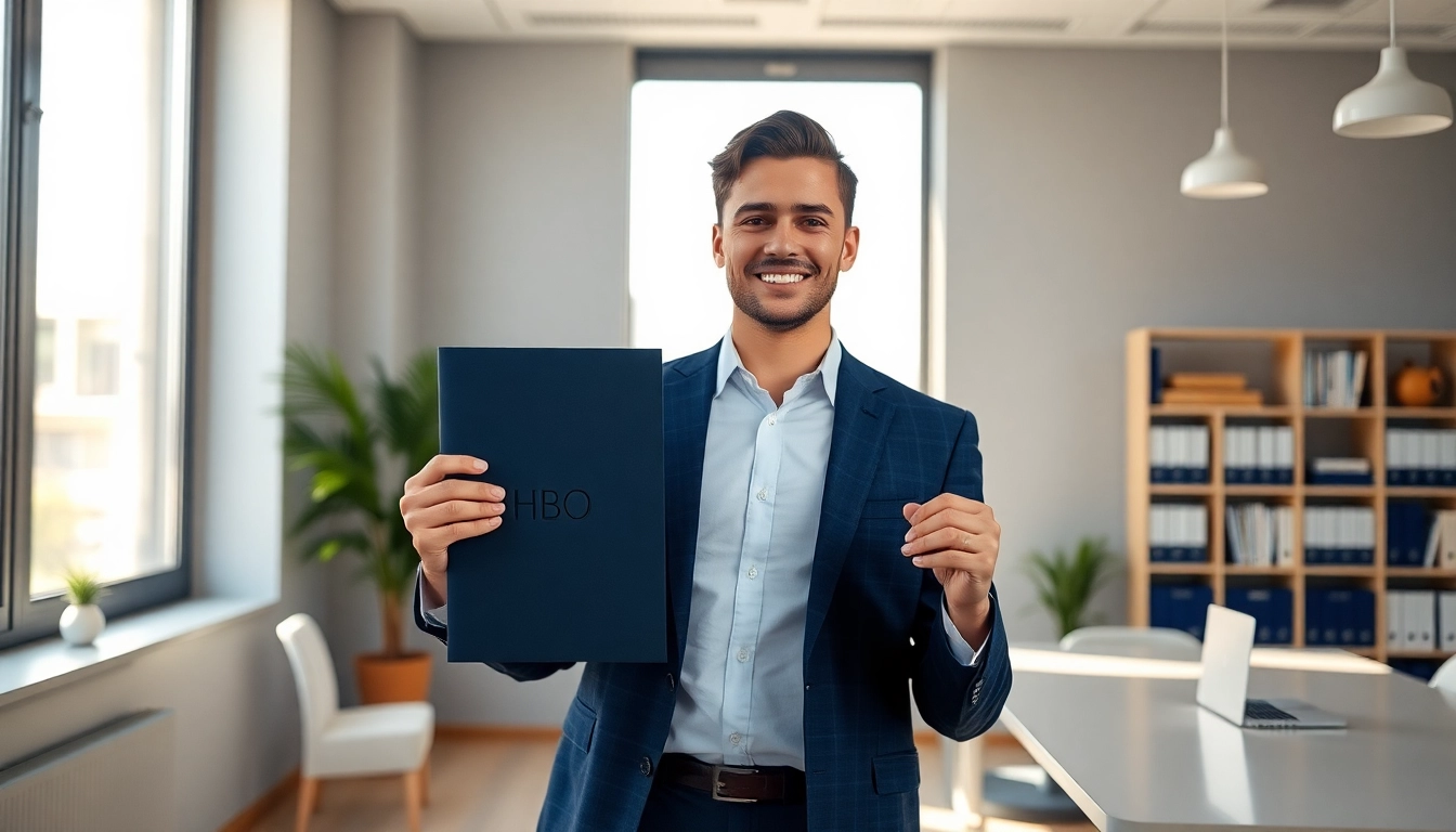 Uw toekomst veiligstellen met een HBO-diploma in een professionele omgeving, waar succes en kansen worden weerspiegeld.