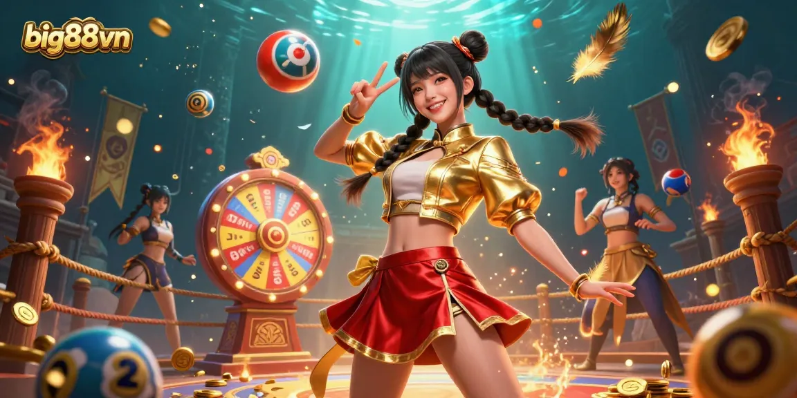 Engage in thrilling gaming experiences with big88vn's vibrant lottery and casino elements.