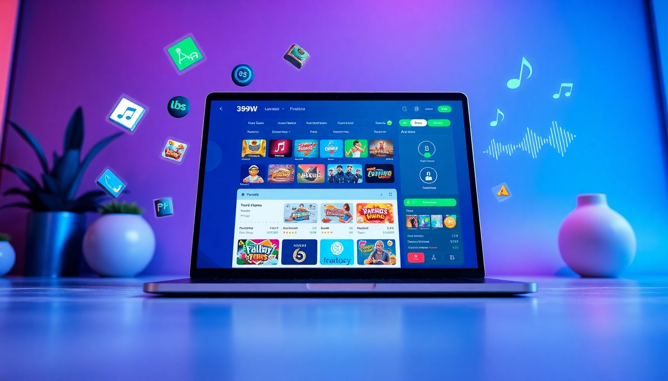 Discover the engaging world of 399W online betting platform showcasing casual games and sound experiences.