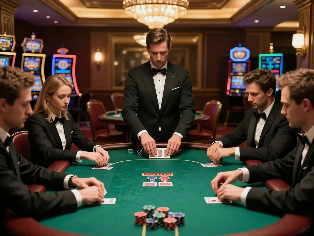 Experience high-stakes poker with DA88 at a luxurious casino table
