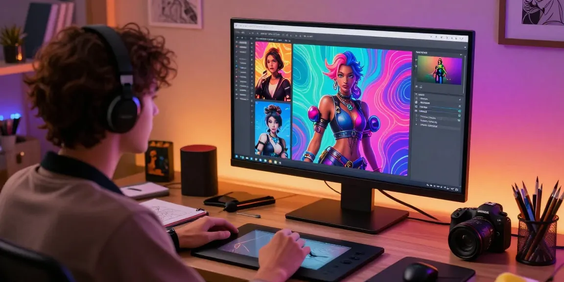 Engaging with nsfw character ai through a vibrant digital interface showcasing customizable roleplay options, emphasizing creativity.