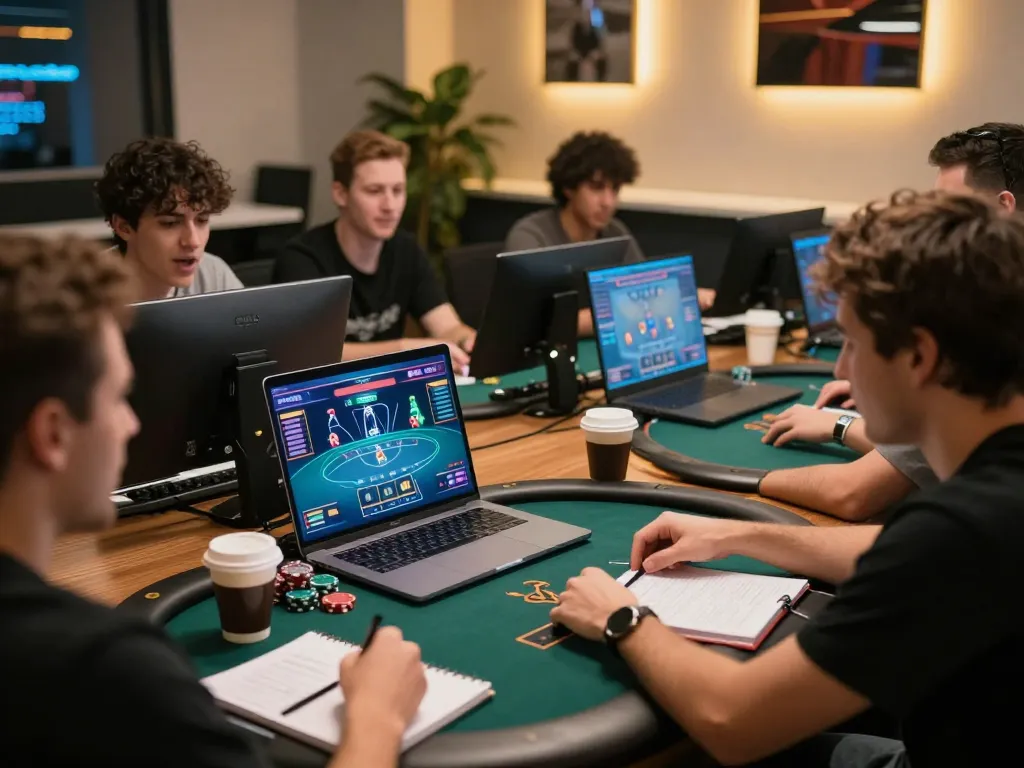 Players immersed in an exciting poker game on xx88 with real-time strategies and gameplay