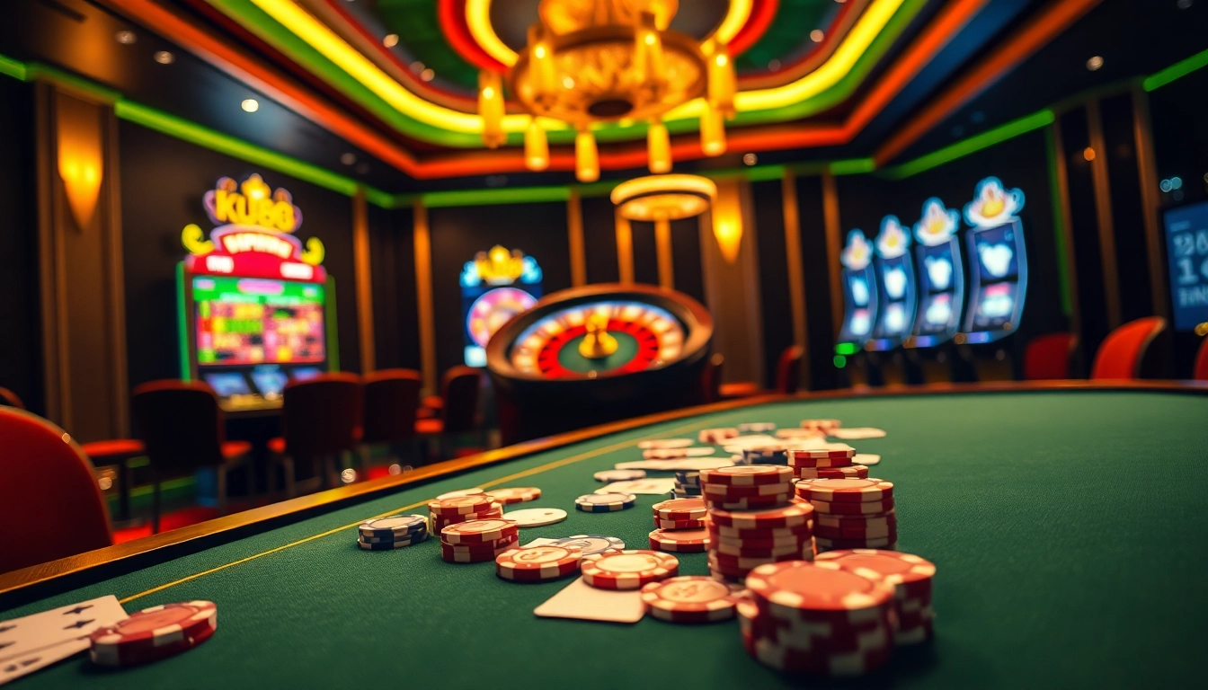 Exciting gaming experience on Website Ku88 with vibrant online casino elements.