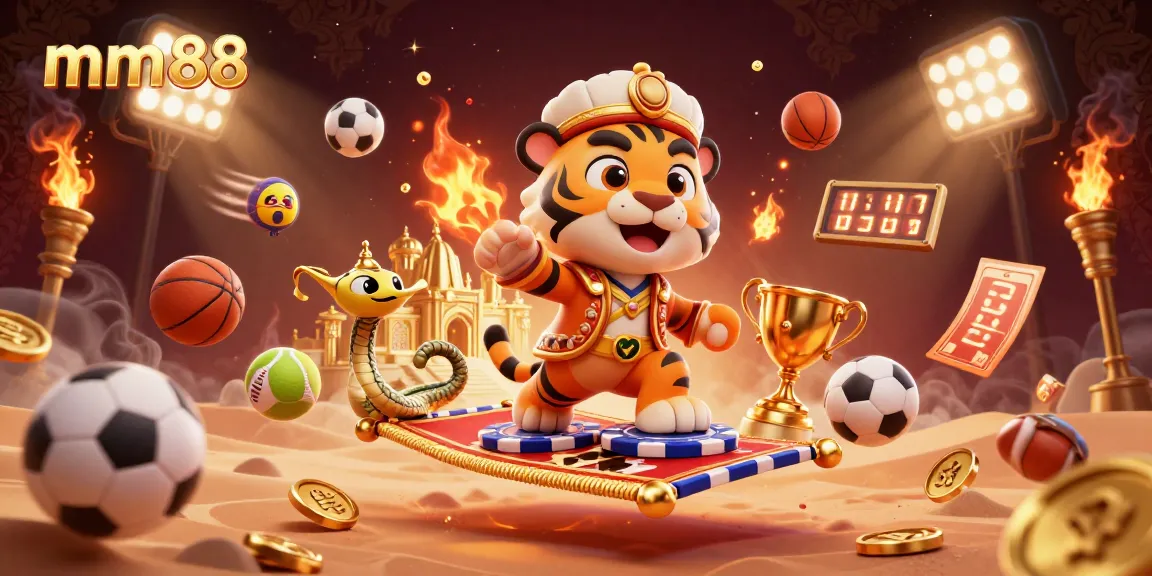 Bet on exciting games at mm88 with vibrant casino elements and dynamic characters.