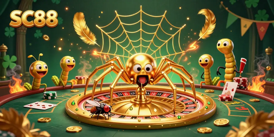 Experience SC88's thrilling gameplay at the vibrant betting table with a dramatic roulette scene.