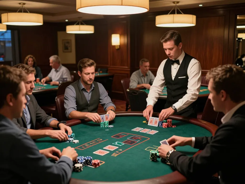 Experience the excitement of playing blackjack at vu88 casino with professional dealers and vibrant atmosphere.