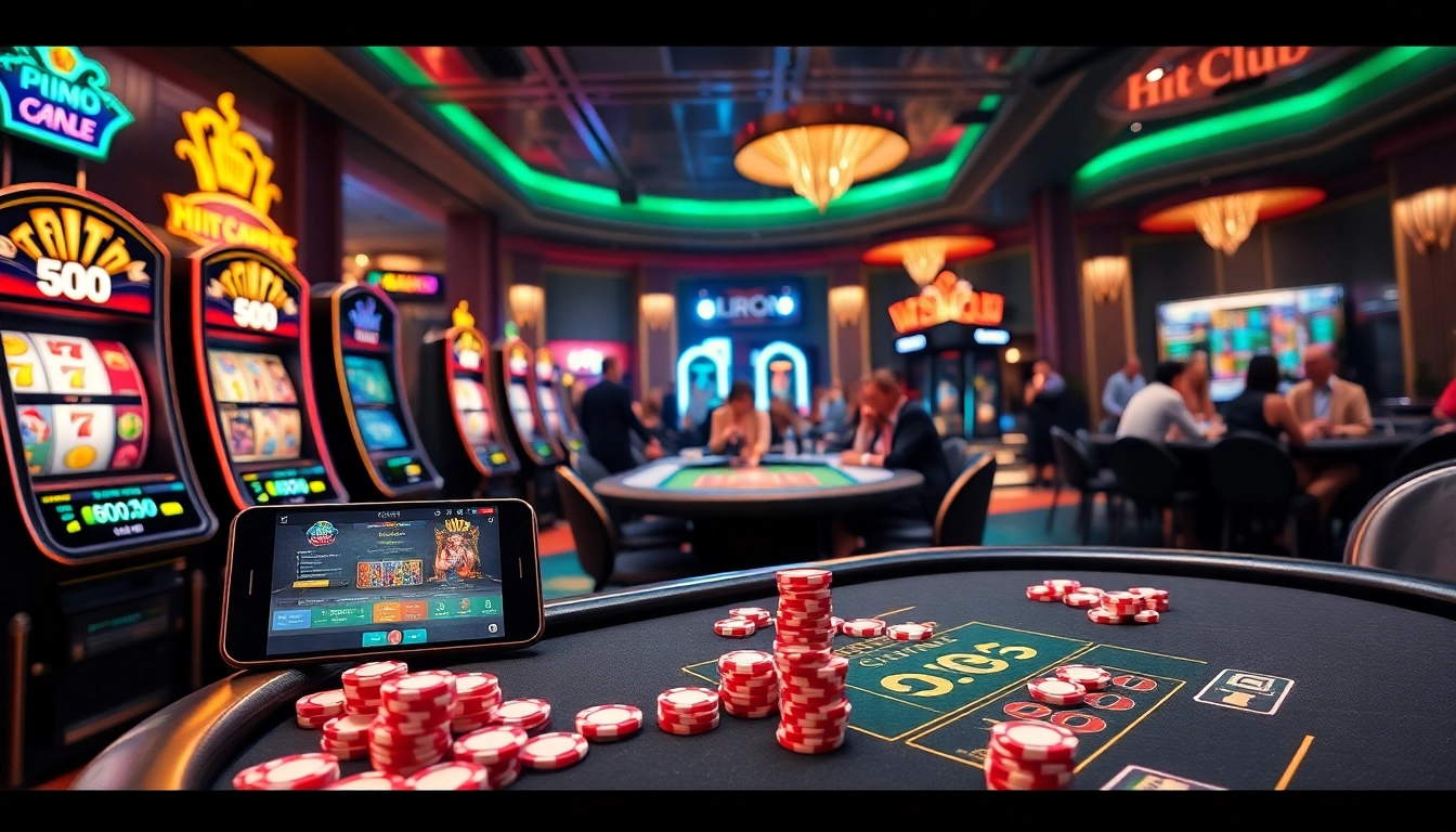 Hitclub offers an exciting online gambling experience with live dealers and vibrant slot machines.