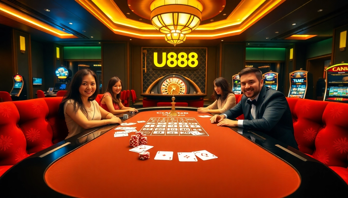 Experience U888's premier online casino with vibrant games and exciting betting options.