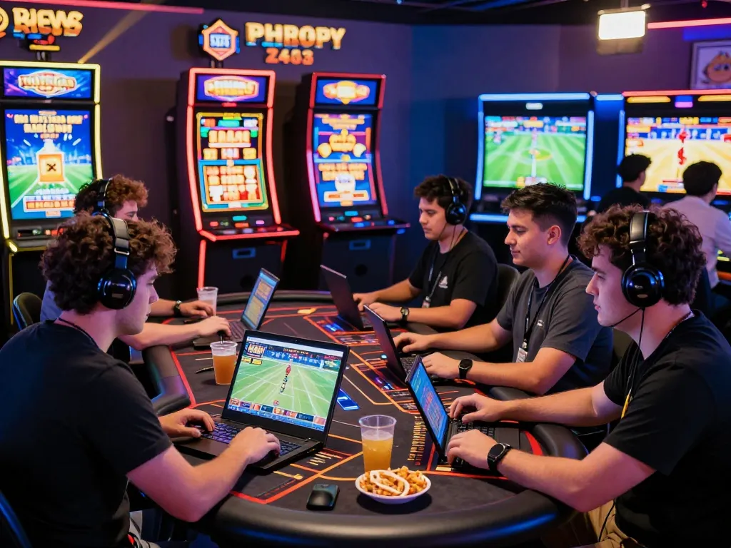 Exciting online gaming experience at https://zx88.nl/ with diverse players at vibrant digital casino tables.