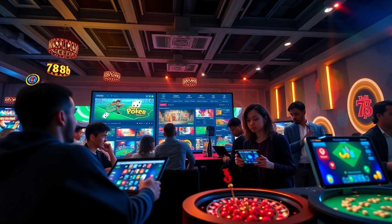 Engaging players exploring exciting gaming experiences on the 789b platform.