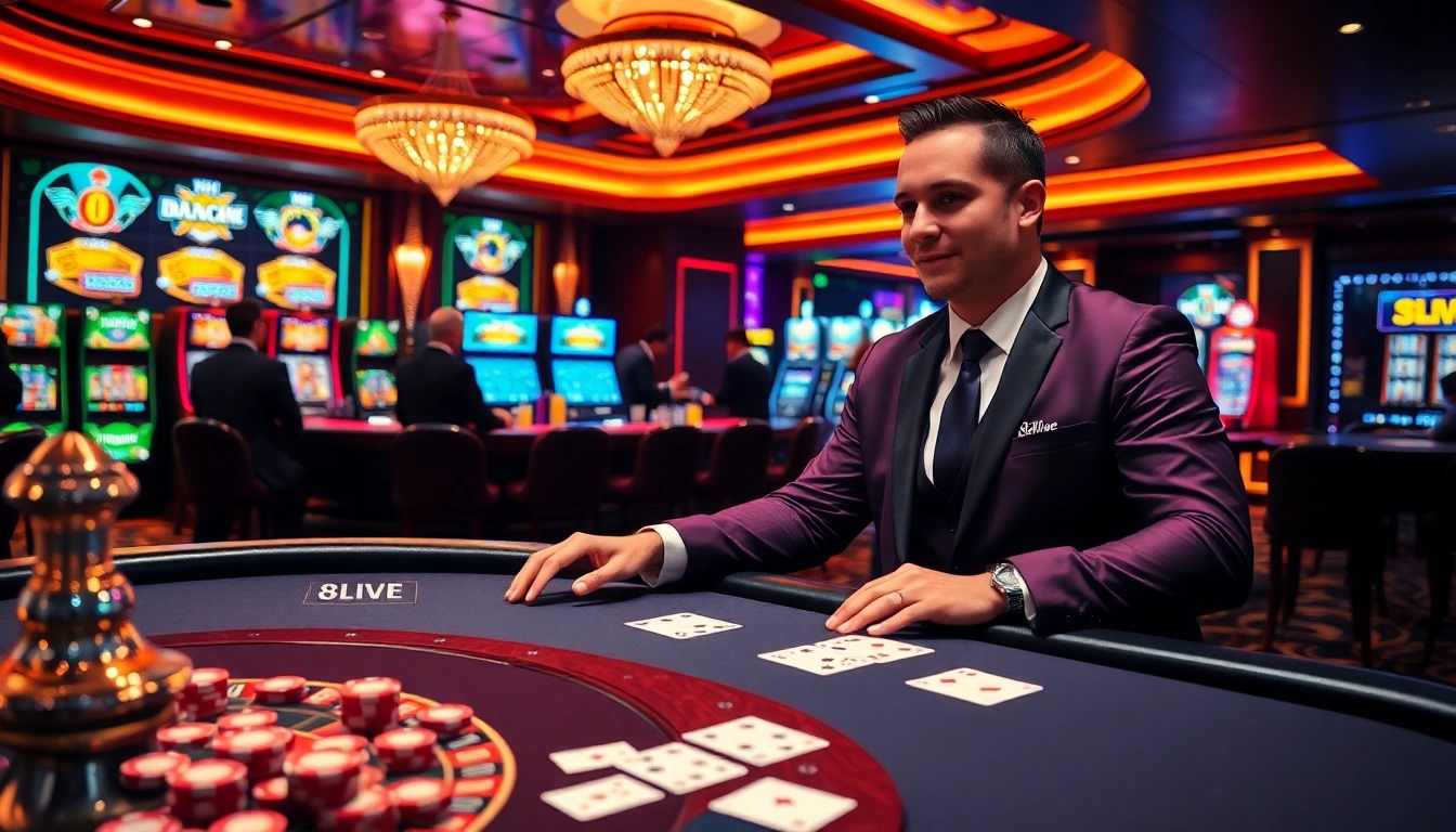 Experience the thrill of 8LIVE with exciting casino games and live dealer action.