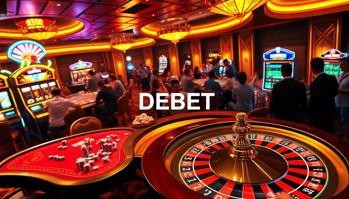 Link DEBET brings excitement to the casino with vibrant games, players, and thrilling moments.