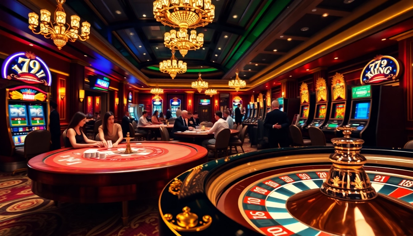 79KING casino offers thrilling poker and slot experiences with vibrant atmosphere.