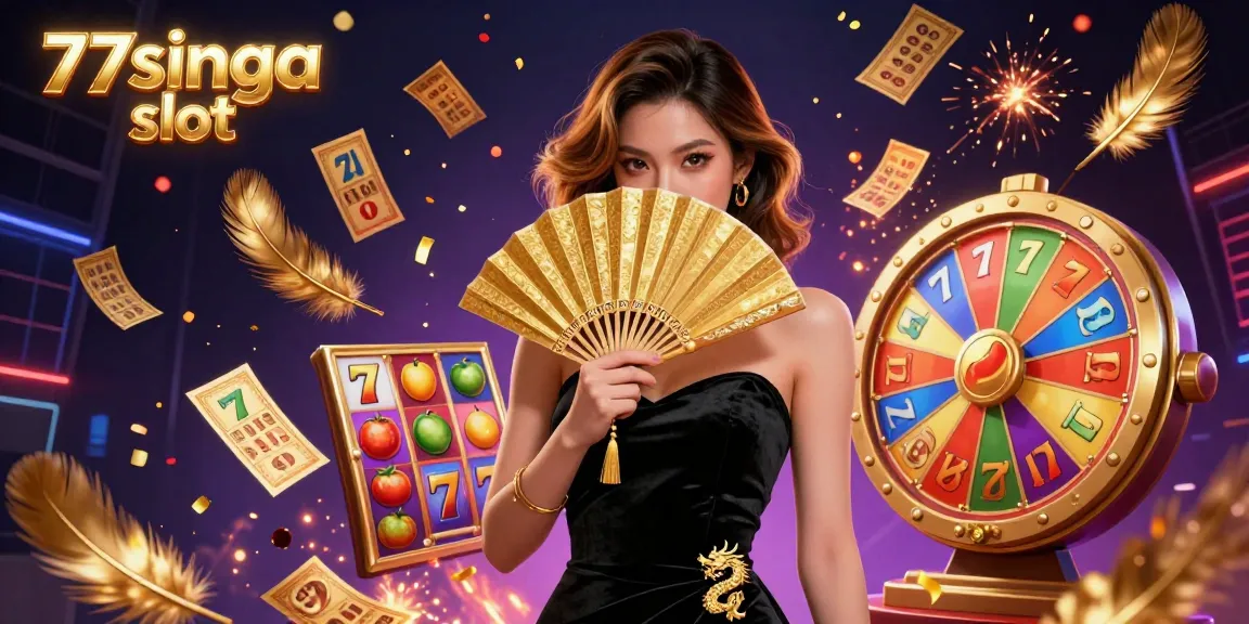 Putar slot 77singa dan menangkan hadiah besar dengan simbol yang cerah dan jackpot dinamis dalam adegan kasino online yang memikat ini.