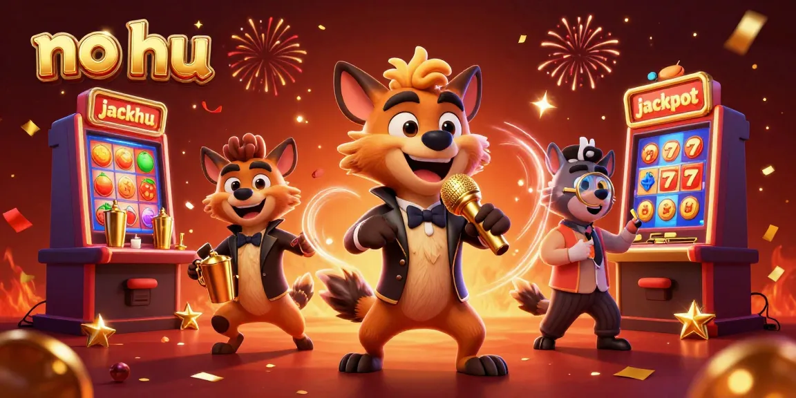 Engage with no hu slots in a vibrant casino scene featuring hyenas in action.