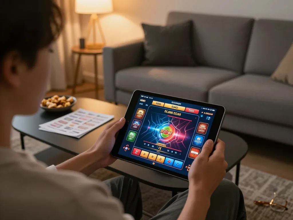 Engaging in online gaming at https://566.beauty/ with a cozy atmosphere and strategic planning