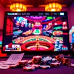 Engaging visual of TRANG CHỦ LUCK8, showcasing online casino excitement with lively games and professional interface.