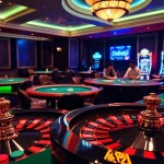 Experience the thrill at https://debet66.com/, where players engage at poker tables amid dynamic casino visuals.