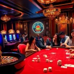 Exciting gaming scene at tg88.com casino showcasing players enjoying roulette and poker in a luxurious setting.