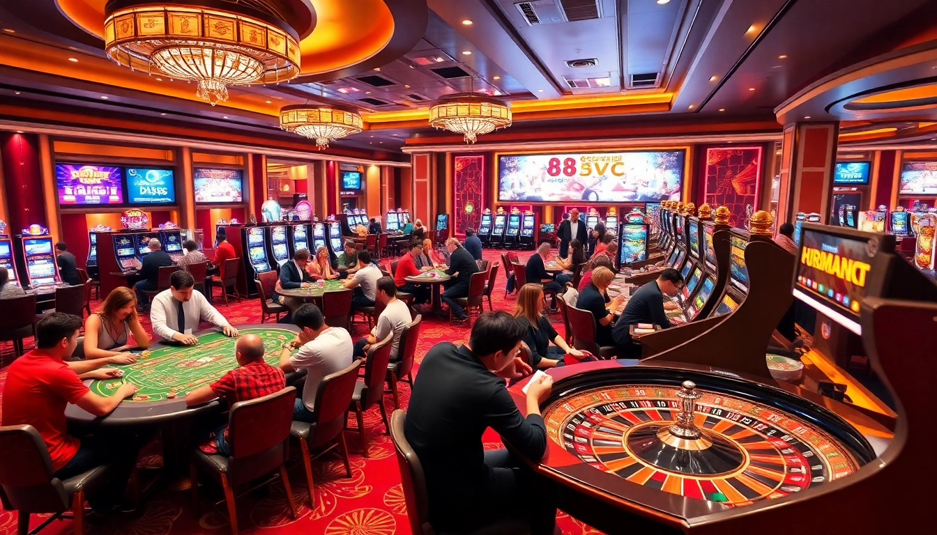 Players enjoying thrilling games at https://88vv.marketing/ casino, showcasing excitement and high stakes.