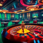 Lu 88 Casino featuring a spinning roulette wheel and vibrant betting chips.