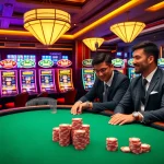 Play poker at a luxurious KU88 casino table with vibrant chips and exciting atmosphere.
