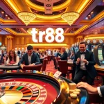 Experience the thrill of winning at tr88 with vibrant casino scenes filled with excitement.