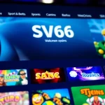 SV66 online gambling platform showcasing vibrant game options and user-friendly interface.